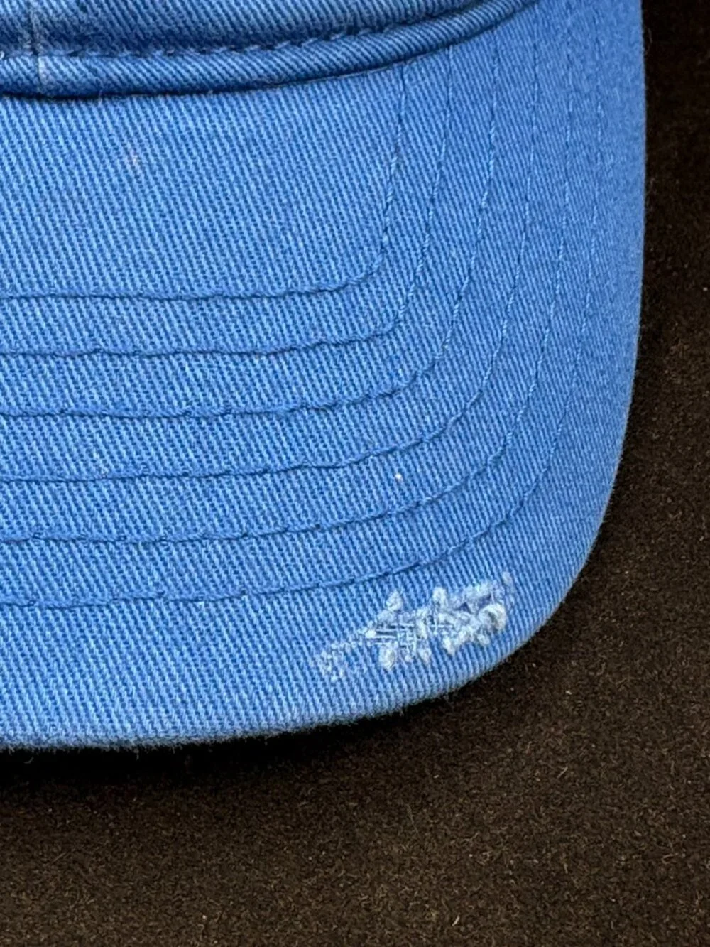 Disney Parks Pixar Monsters University MU Stitched Blue Baseball Hat Cap Youth